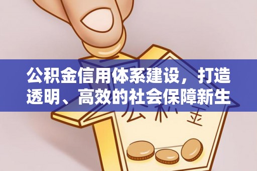 大竹公积金信用体系建设，打造透明、高效的社会保障新生态
