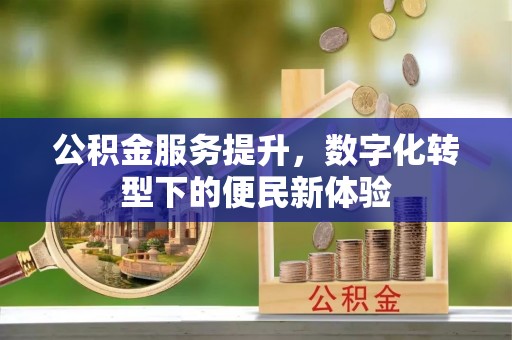 大竹公积金服务提升，数字化转型下的便民新体验