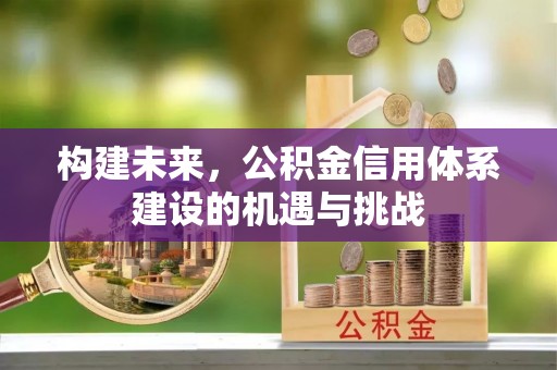 大竹构建未来，公积金信用体系建设的机遇与挑战