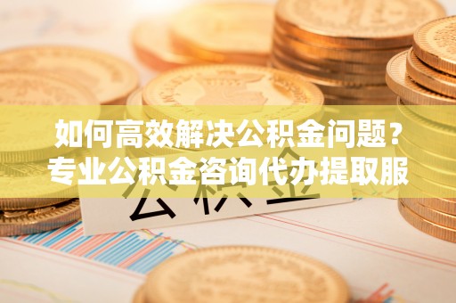 大竹如何高效解决公积金问题？专业公积金咨询代办提取服务来帮你