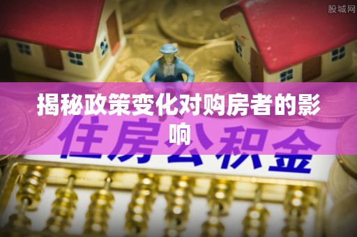 大竹揭秘政策变化对购房者的影响