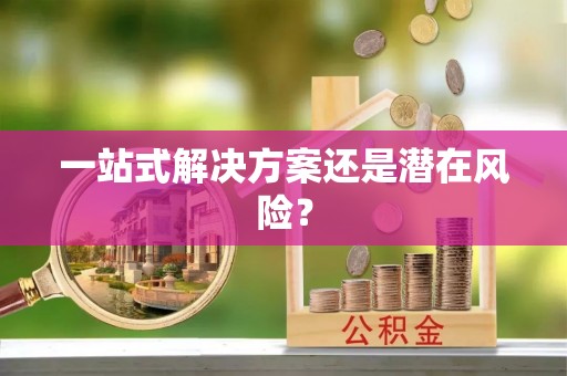 大竹一站式解决方案还是潜在风险？